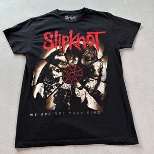 Slipknot T Shirt Mens L We Are Not Your Kind Band Black Graphic Rock Album Tee